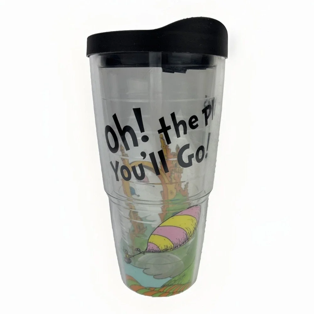 Tervis 24oz Double-Walled‎ Tumbler Dr. Suess Oh the Places You'll Go